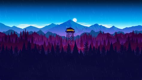 Wallpaper : Firewatch, Video Game Art, minimalism, simple 1920x1080 ...