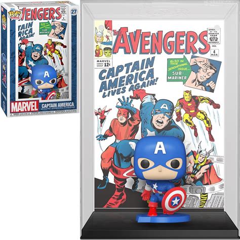 The Avengers #4 (1963) Captain America Funko Pop! Comic Cover Figure ...