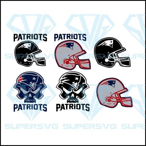 New England Patriots Helmet And Skull Svg New England Patriots Logo Svg ...