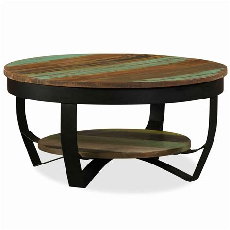 VidaXL Minimalist Round Coffee Table - Affordable Modern Design Furniture and Furnishings ...
