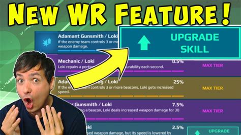 NEW Pilot Skills UPGRADE FEATURE? Test Server War Robots Gameplay WR - YouTube