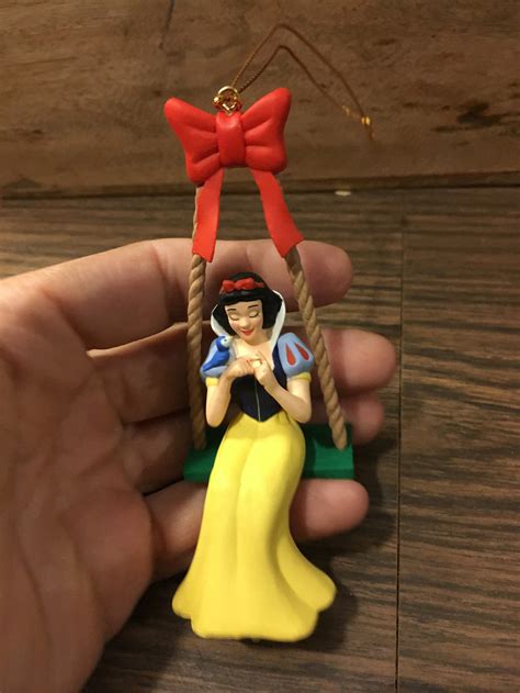 Vintage Walt Disney SNOW WHITE Ceramic Christmas Ornament | Etsy