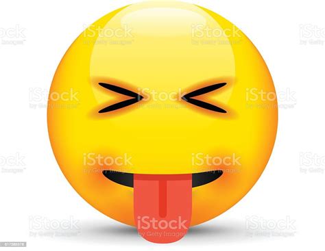 Eyes Closed Tongue Out Emoji Stock Illustration - Download Image Now ...