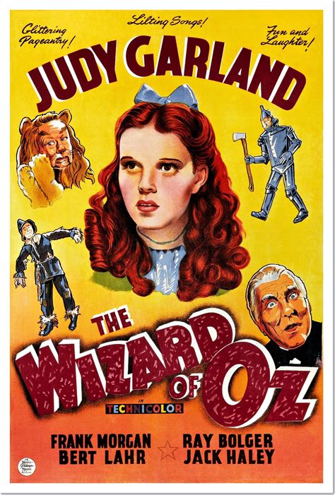 The Wizard of Oz Judy Garland Movie Poster Reproduction | Etsy