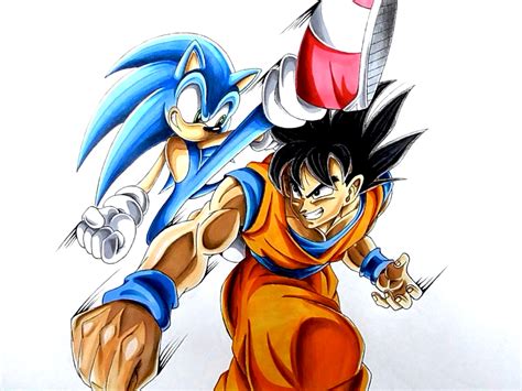 Goku vs. Sonic made by Grunt Dude : r/dbz