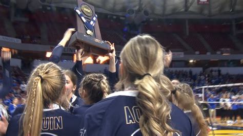 Aquin Bulldogs secure class 1A volleyball state championship - YouTube