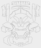 Iron Man Helmet Schematics