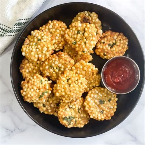 Sabudana Vada (Air Fryer, Appe Pan, And Deep Fry) • Simple Sumptuous ...