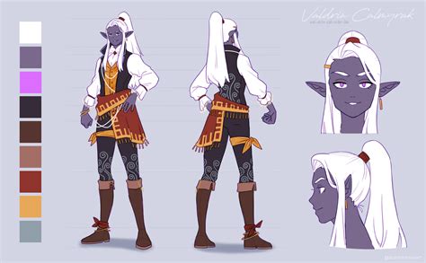 ArtStation - Valdrin Calmyrak - Original Character Design / Reference Sheet