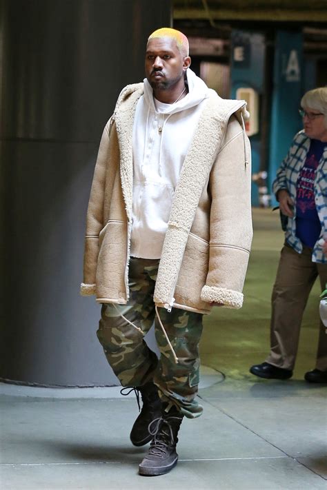 Kanye West in Yeezy and Camouflage Post-Christmas | Vogue