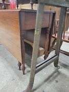 Sheraton Walnut Drop Leaf Table - Dixon's Auction at Crumpton