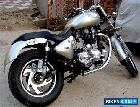 Silver Royal Enfield Bullet Modified Bullet Picture 5. Album ID is ...