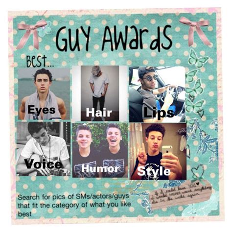 Guy Awards | Clothes design, Independent design, Polyvore