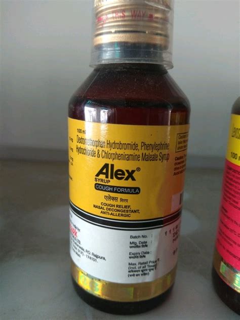 Alex Syrup - Alex Dry Cough Syrup Latest Price, Dealers & Retailers in ...