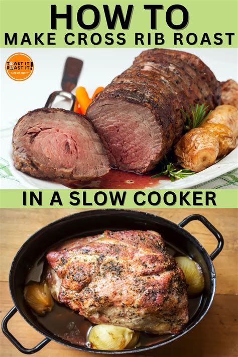 How To Make Cross Rib Roast in a Slow Cooker | Receita