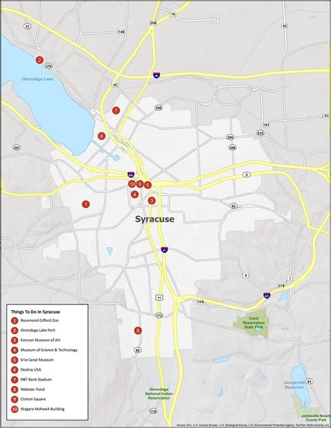 Map of Syracuse, New York - GIS Geography