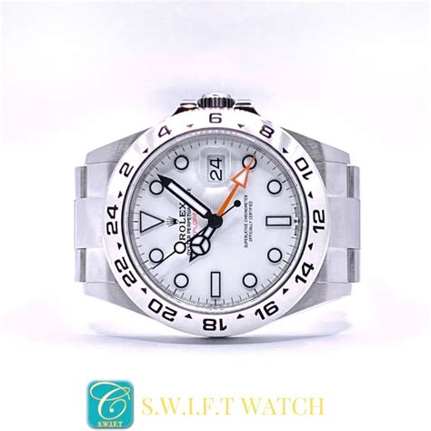 Brand New Feb 2023 Rolex Explorer II 226570 White Dial - AllWatchMarket