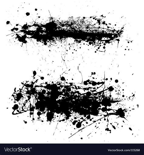 Grunge splatter Royalty Free Vector Image - VectorStock