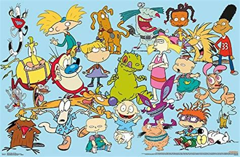 Nickelodeon Trends International Nick Toons Characters Wall Poster RP15369 #fashion #home # ...