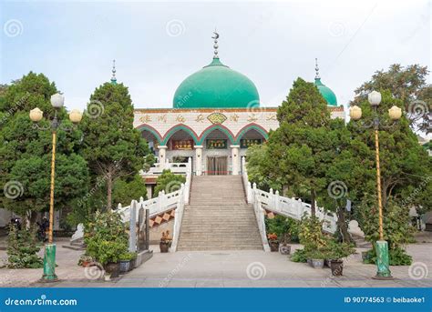 Nanguan Mosque of Yinchuan. a Famous Historic Site in Yinchuan, Ningxia, China Editorial Stock ...