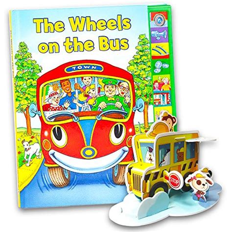 Buy The Wheels on the Bus Interactive Book Set -- Play-a-Song Book with Sound Buttons and School ...