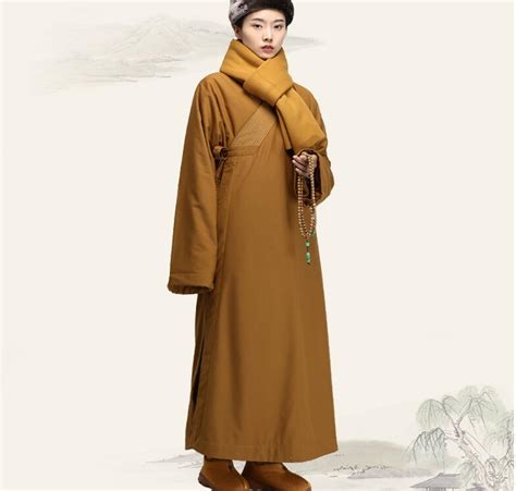 Aliexpress.com : Buy Winter clothing Zen monks Buddhist monk Robes Shaolin monk robes Long ...
