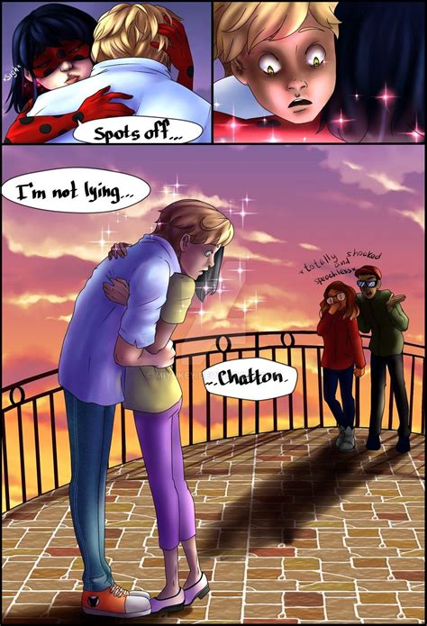 Fan-comic "Down" Chat Noir decided to reveal himself to Ladybug. But it will turn to ...