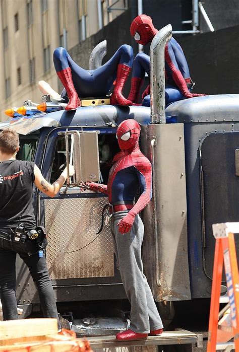 ruan on Twitter: "RT @Shots_SpiderMan: Behind the scenes of The Amazing Spider-Man 2 (2014)."