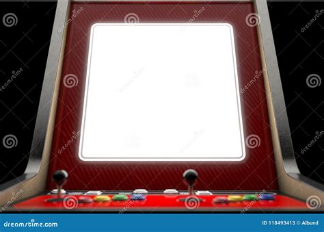 Arcade Machine Screen stock illustration. Illustration of background - 118493413