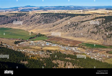 Alkali Lake Reserve and ranch in British Columbia Canada Stock Photo - Alamy