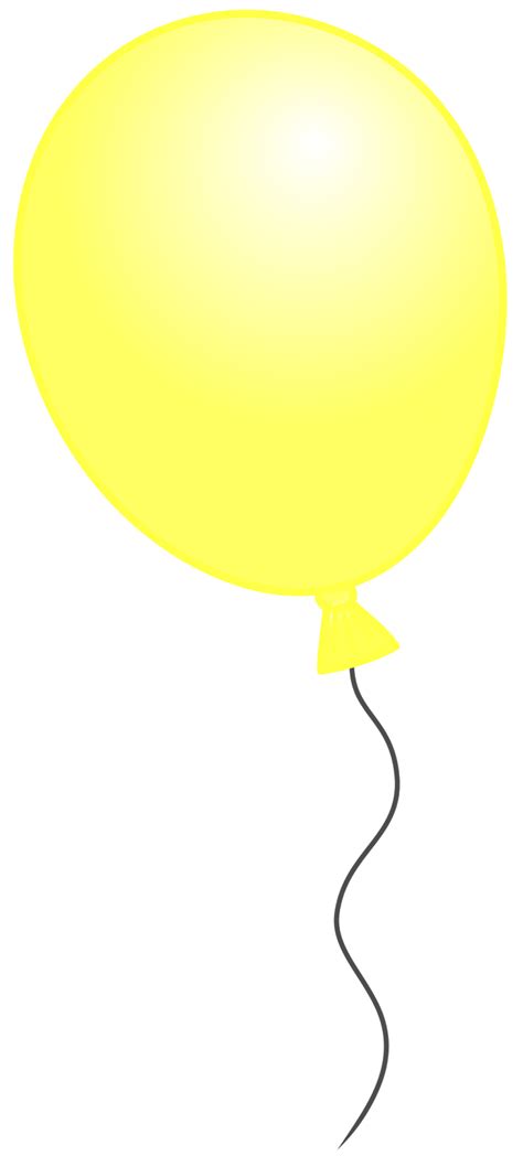 Yellow balloon clipart - Clipground