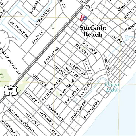 Surfside Beach, SC (2020, 24000-Scale) Map by United States Geological Survey | Avenza Maps