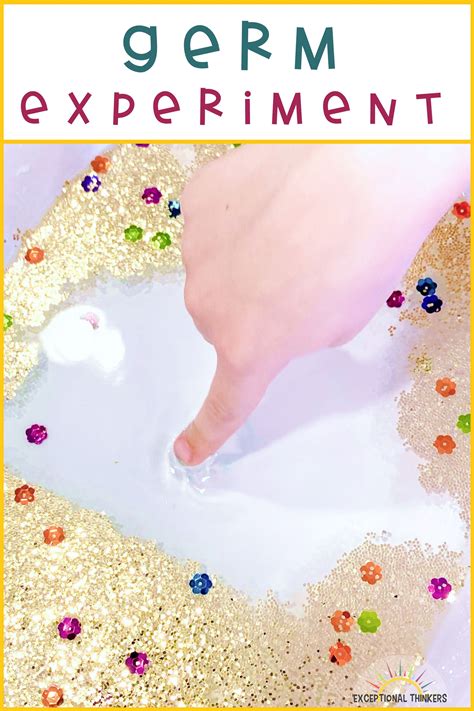 Glitter Germ Experiment | Healthy habits preschool, Germs preschool activities, Teaching healthy ...