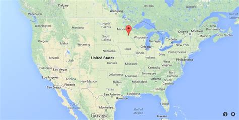 Where is Minneapolis on map of USA