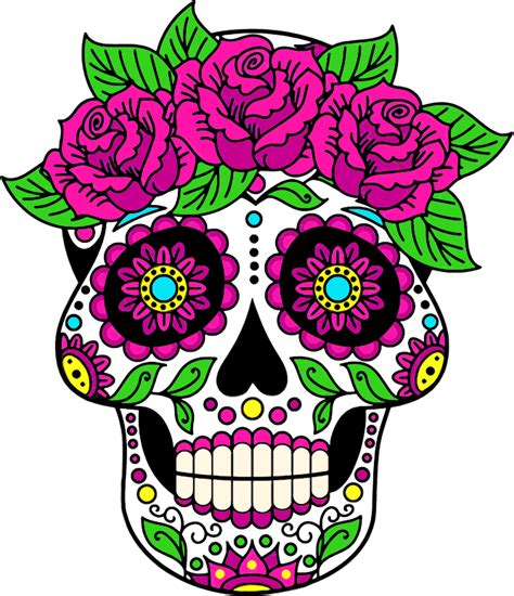 Day Of The Dead Sugar Skull 4 - Openclipart