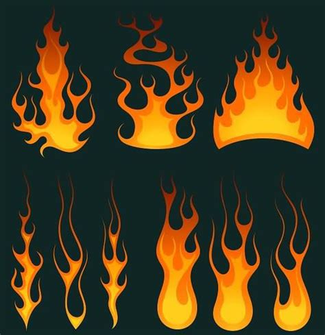 flame fireball tattoo design - Clip Art Library