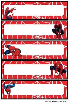 Free Printable Gift Tags, Spiderman Printables, Gift Tags, 57% OFF