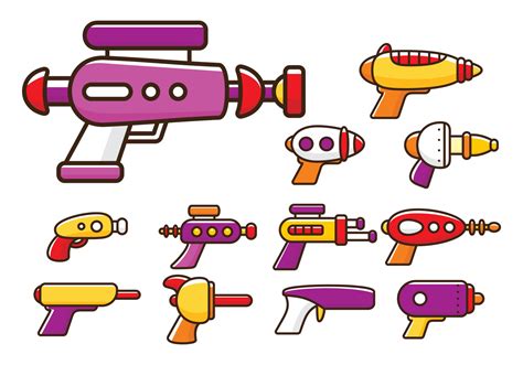 Desenhos animados de arma laser - Download Vetores Gratis, Desenhos de Vetor, Modelos e Clipart