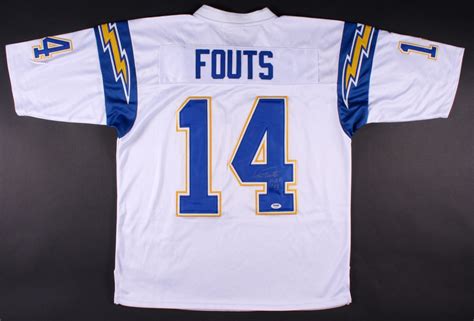 Dan Fouts Signed Chargers Throwback Jersey Inscribed "H.O.F. '93" (PSA ...