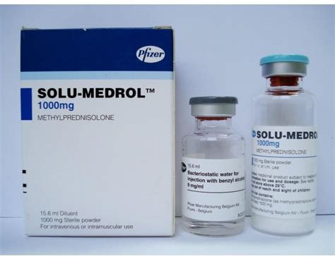 Solu Medrol Methylprednisolone injection 1 gm, 1000 mg, Rs 1600 /vial ...