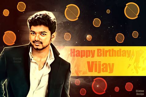 Vijay Birthday Celebration | Vijayfansclub | Birthday wallpaper, Happy ...