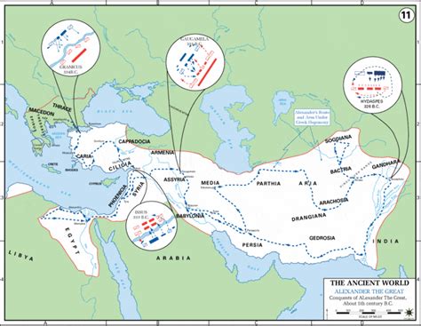 Map of Alexander the Great's Conquests | Alexander the great, Ancient ...