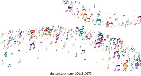 Music Notes Flying Vector Backdrop Symphony Stock Vector (Royalty Free) 2279648235 | Shutterstock