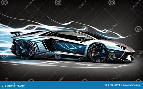 Black Lamborghini Aventador With Advanced Aerodynamics Royalty-Free Stock Photography ...