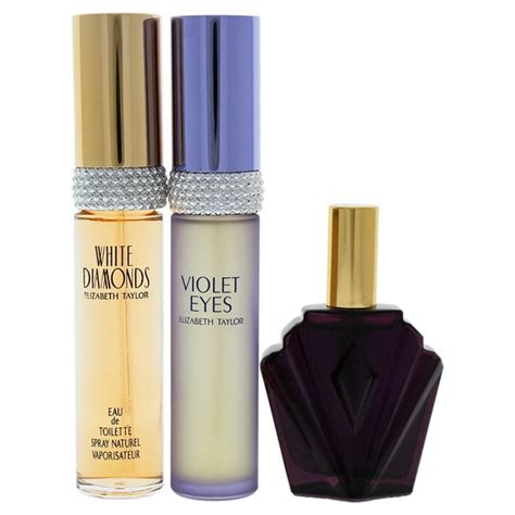 Elizabeth Taylor Violet Eyes Perfume Gift Set for Women, 3 Pieces - Walmart.com - Walmart.com