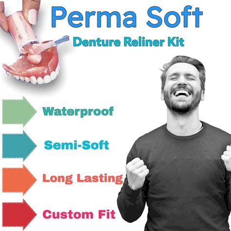 Soft Denture Reline Kit! Durable Liner, Repair Loose Dentures, denture reline kit - almatysite.kz