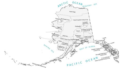 Alaska County Map - GIS Geography