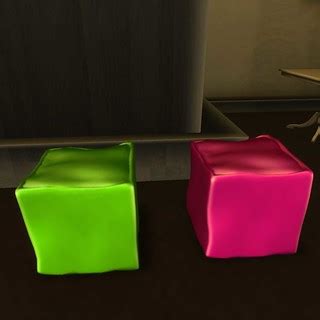 moar green and pink :D cube cushions | ~*~ PARCEL NAME ~*~ M… | Flickr