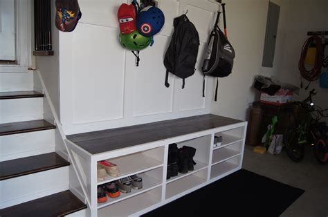 Garage Bench With Shoe Storage - RYOBI Nation Projects