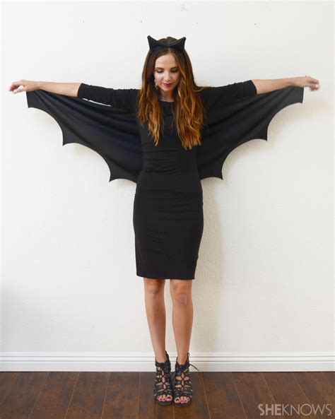 Make This Cute DIY Bat Costume In Just 10 Minutes | Fledermaus halloween kostüm, Halloween ...